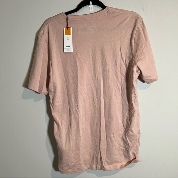 Timberland Men's Short Sleeve Stacked Logo Tee - Picture 3 of 3